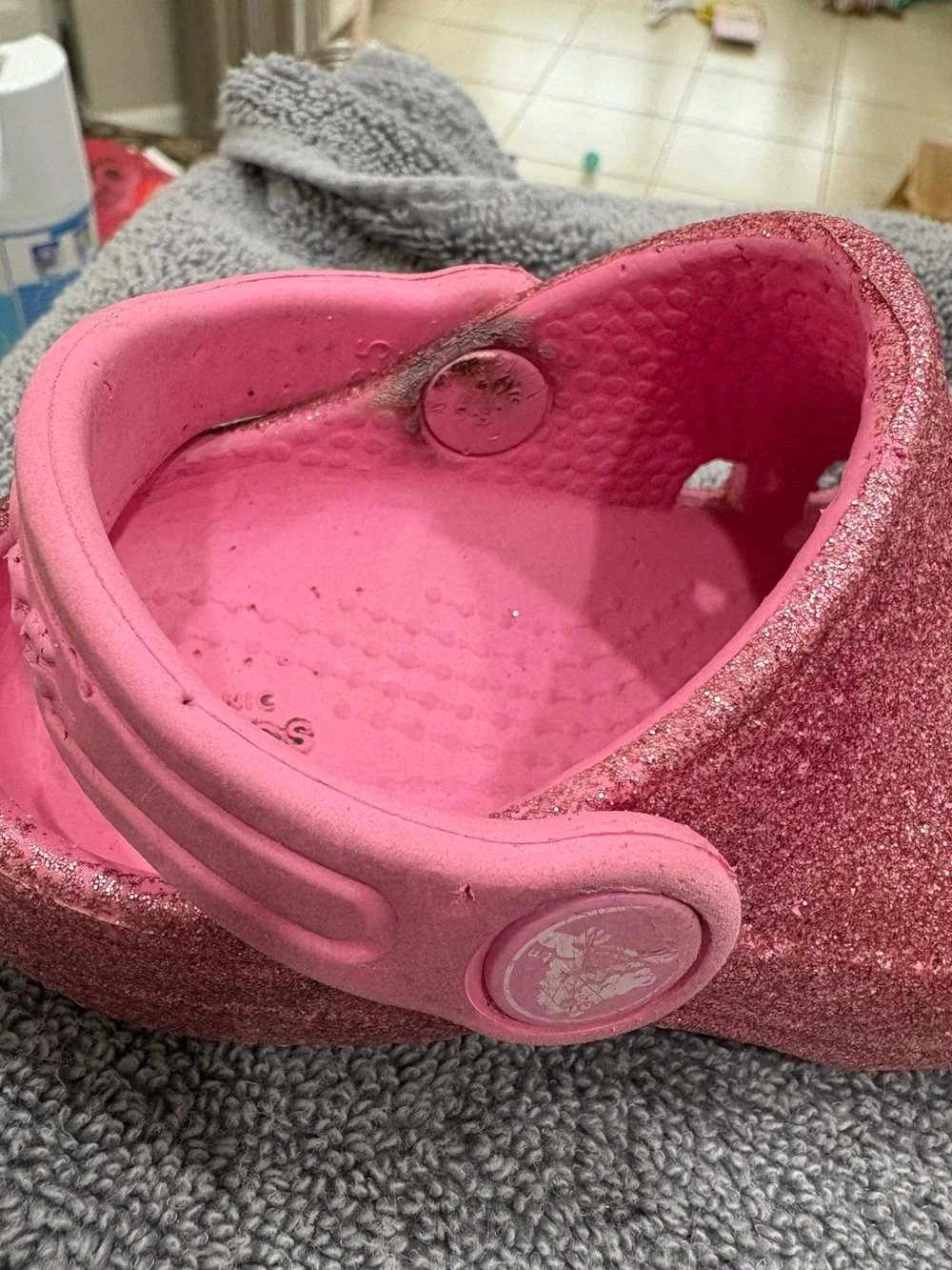 Kids Glitter crocs